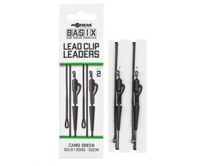 Korda Montáž Basix Lead Clip Leaders 2ks